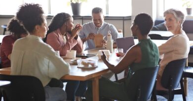 That free lunch your boss is offering might just be a way to get you back into the office