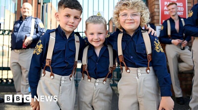 The Twelfth: Thousands attending NI's Orange Order parades
