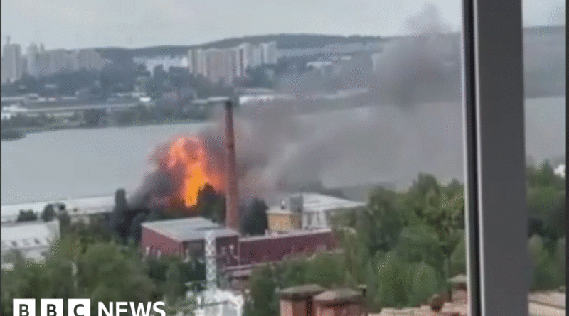 Three killed in Ukrainian drone attack on central Russia