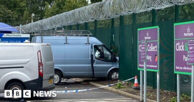 Three women charged under Terrorism Act over van crash