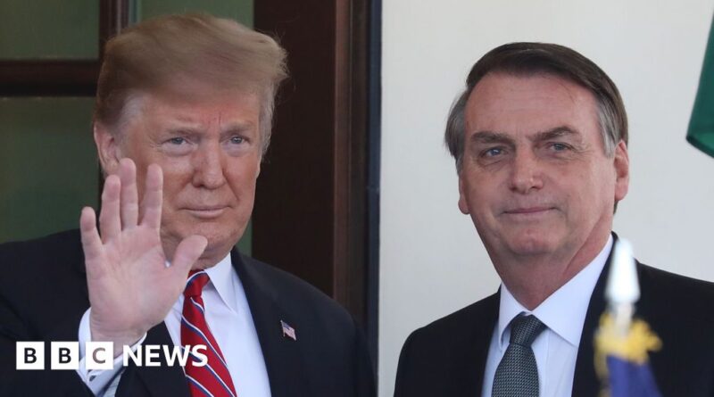 Trump accuses Brazil of 'witch hunt' against Bolsonaro