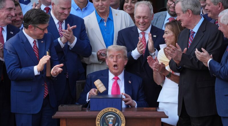 Trump claims victory as he signs controversial budget and tax bill into law