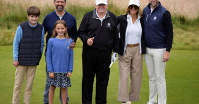 Trump opens new golf course in Scotland, heading home with eye on Middle East