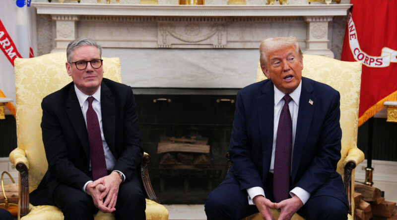 Trump says he did not discuss UK plan to recognize Palestinian state with Starmer