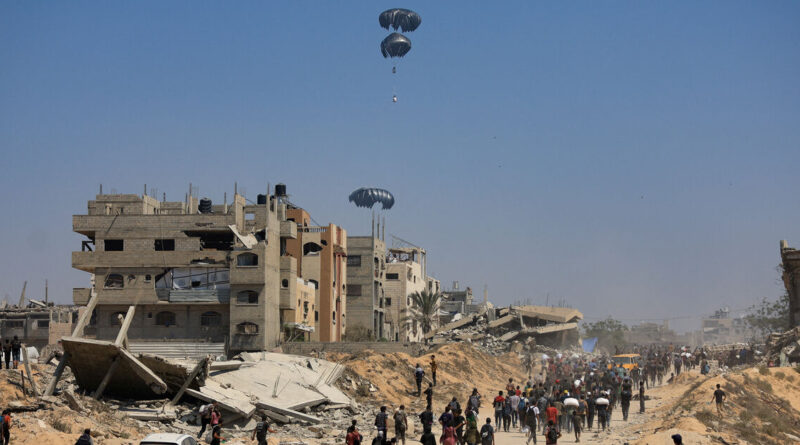 Trump says number one priority now in Gaza is getting people fed