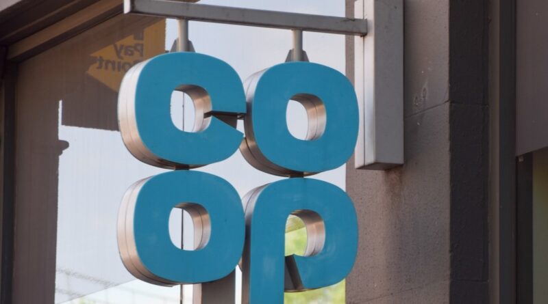 the sign of a co-op store in London