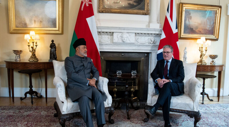 UK's Starmer, Oman's sultan agree to deepen ties in energy, defence and tech