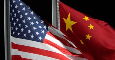 US-China flags