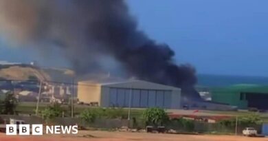 Ugandan military helicopter crashes at Somalia's Aden Adde airport in Mogadishu
