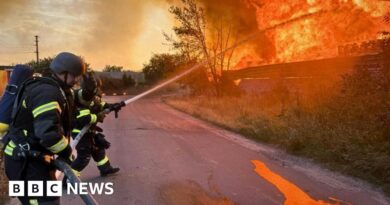 Ukraine suffers heaviest attack as Trump criticises Putin