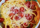 We made Ina Garten's easy 5-ingredient summer pasta. It was delicious and basically cooked itself.