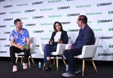 May Habib onstage at TechCrunch Disrupt 2023. AI Writer