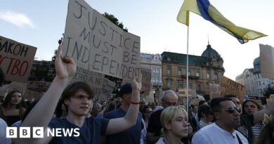 Zelensky announces new draft law on anti-corruption bodies after protests