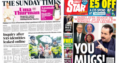 'Inquiry after SAS identities leaked' and 'brat & groom'