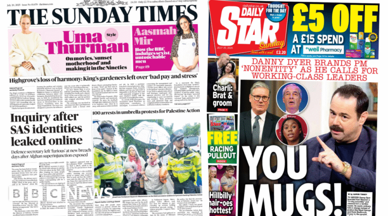 'Inquiry after SAS identities leaked' and 'brat & groom'