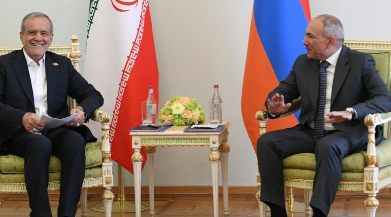 Armenia reassures visiting Iran leader it will control Azerbaijan corridor