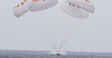 Astronauts return to Earth in SpaceX splashdown after 5-month ISS mission