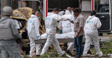 At least 18 killed in Colombia in drone attack on helicopter, car bombing