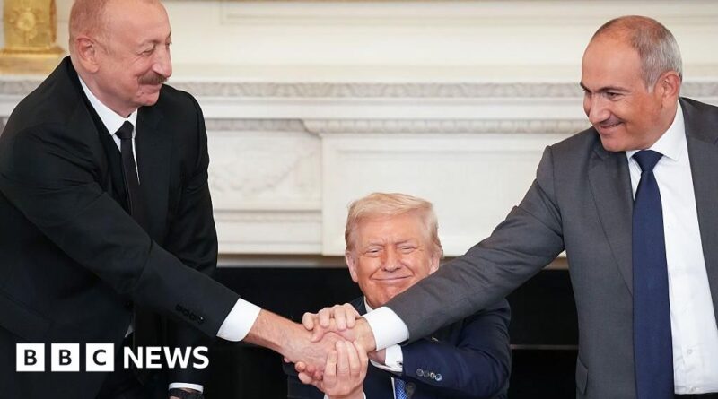 Azerbaijan and Armenia sign peace deal at White House summit