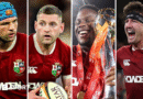 A split picture of Tadhg Beirne, Finn Russell, Maro Itoje and Tom Curry