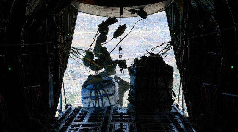 Canada airdrops aid into Gaza, says Israel violating international law