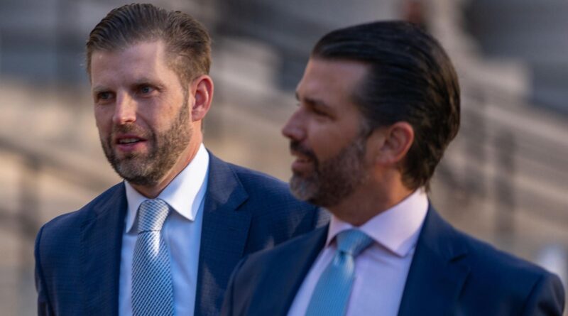 Don Jr. and Eric Trump Back New SPAC Focused On American Manufacturing