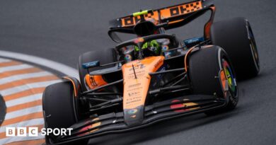 McLaren's Lando Norris during the Dutch Grand Prix