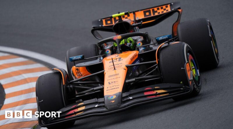 McLaren's Lando Norris during the Dutch Grand Prix