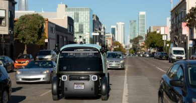 The Zoox robotaxi in San Francisco
