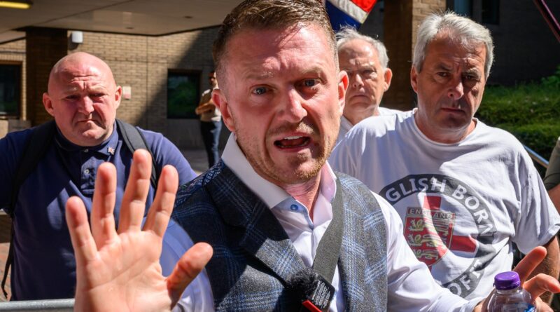 Far-right figure Tommy Robinson arrested for train station assault in UK