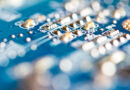 close up of a semiconductor