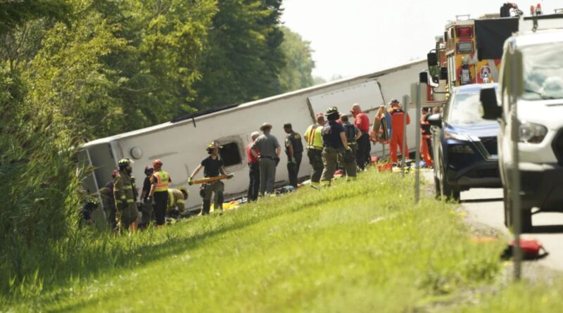 Foreign nationals among 5 killed in New York state tour bus crash