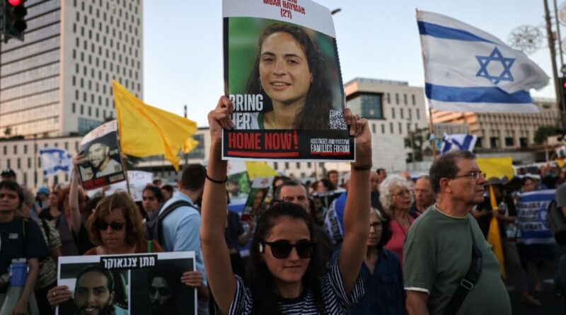 Former hostages rally for Gaza war to end as Israel mulls updated plan