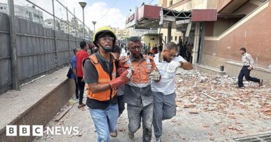 Four journalists among 15 dead in Israeli strike on hospital, Gaza officials say