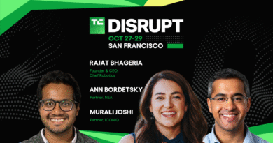 TechCrunch Disrupt 2025 Rajat Bhageria, Ann Bordetsky, Murali Joshi