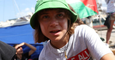 Greta Thunberg joins flotilla heading for Gaza with aid
