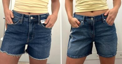 I tried on jean shorts at Gap and Old Navy. I was pleasantly surprised by the winning pair.