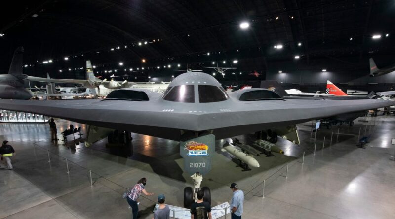 I visited the only B-2 stealth bomber on display in the world. Take a closer look.
