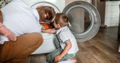 I was a firefighter for 17 years, and I now use those skills as a stay-at-home dad. Laundry sometimes feels like an emergency.
