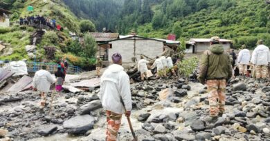 India’s flood rescue efforts hampered by landslides, blocked roads