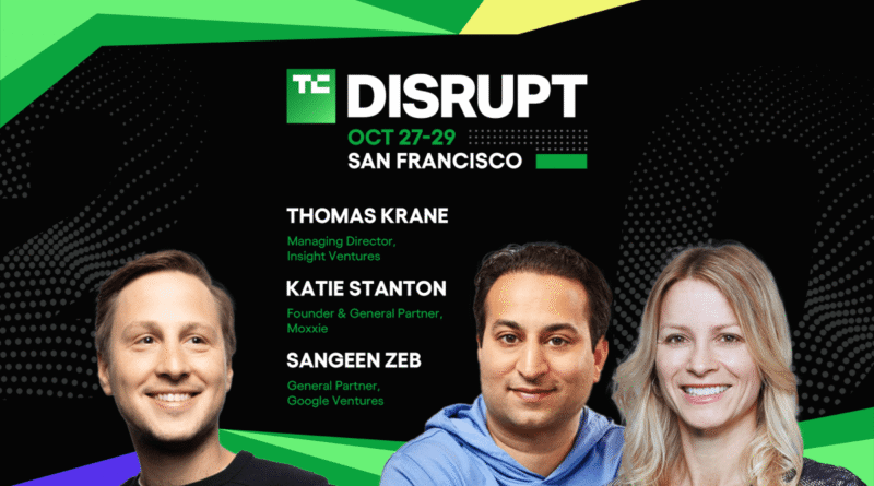 TechCrunch Disrupt 2025 Katie Stanton, Thomas Krane, and Sangeen Zeb