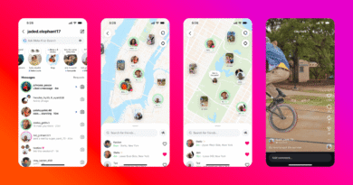 The Instagram map