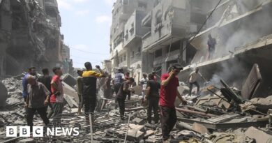 Israel bombards Gaza City as UK and allies urge action against 'unfolding famine'
