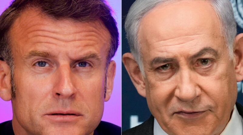 Israel’s Netanyahu blames France’s Macron for ‘fuelling’ anti-Semitism