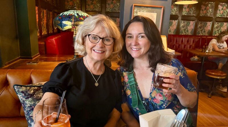 My sister and I took my mom to London for her 70th birthday. It reminded me of our childhood trips together.