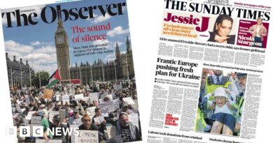 Newspaper headlines: 'Sound of silence' and 'Frantic Europe pushes new Ukraine plan'