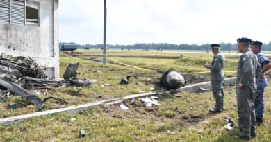 One of Malaysia's F/A-18 Hornets burst into flames during take-off, just as the country seeks to buy 33 more of the jets