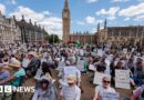 Palestine Action protest arrests rise to more than 500