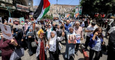 Palestinians across West Bank protest Gaza war