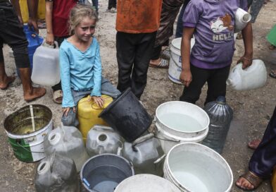 Photos: Dire water shortages pile misery on Gaza’s starving population
